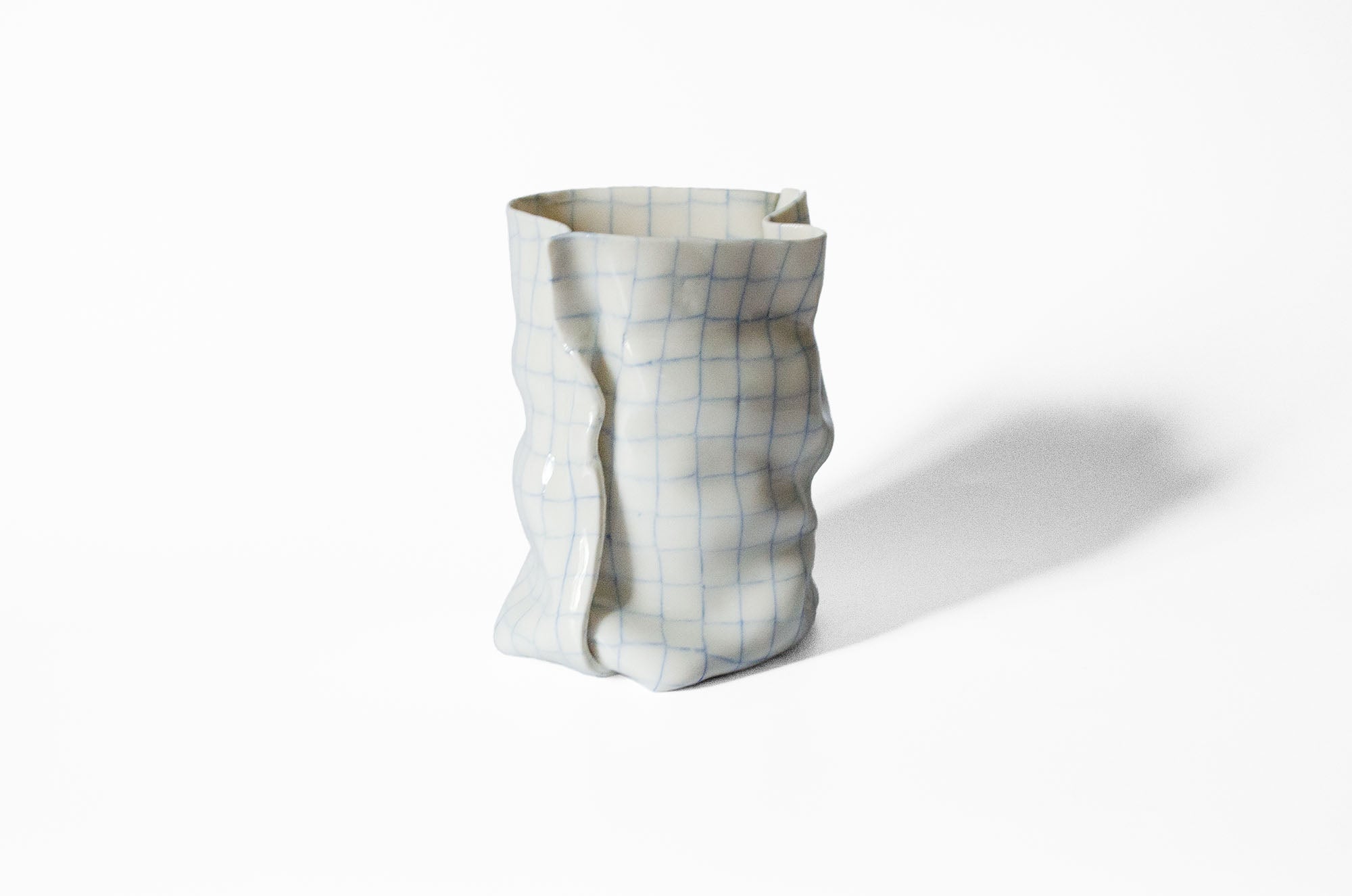 Tall Nerikomi Bag Vase