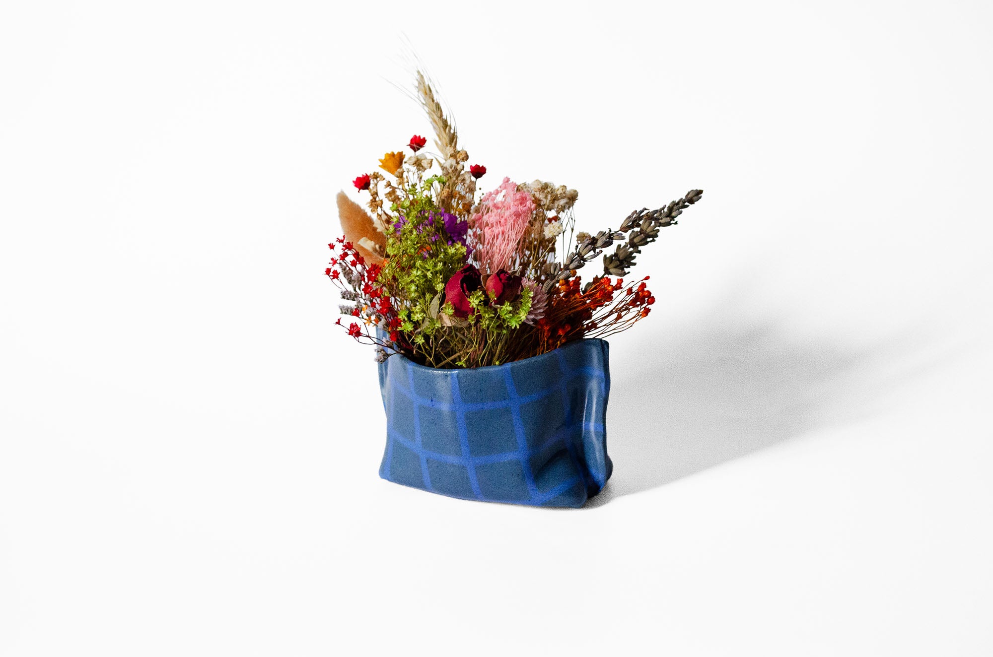 Short Nerikomi Bag Vase