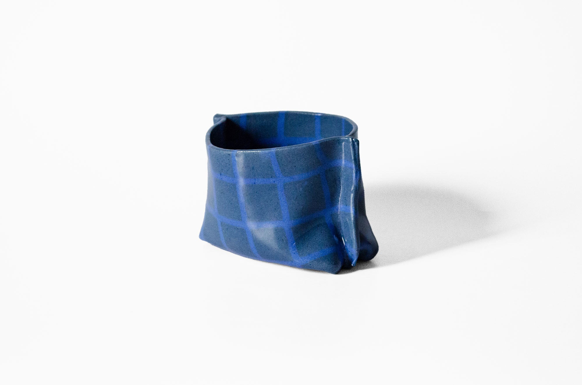 Short Nerikomi Bag Vase