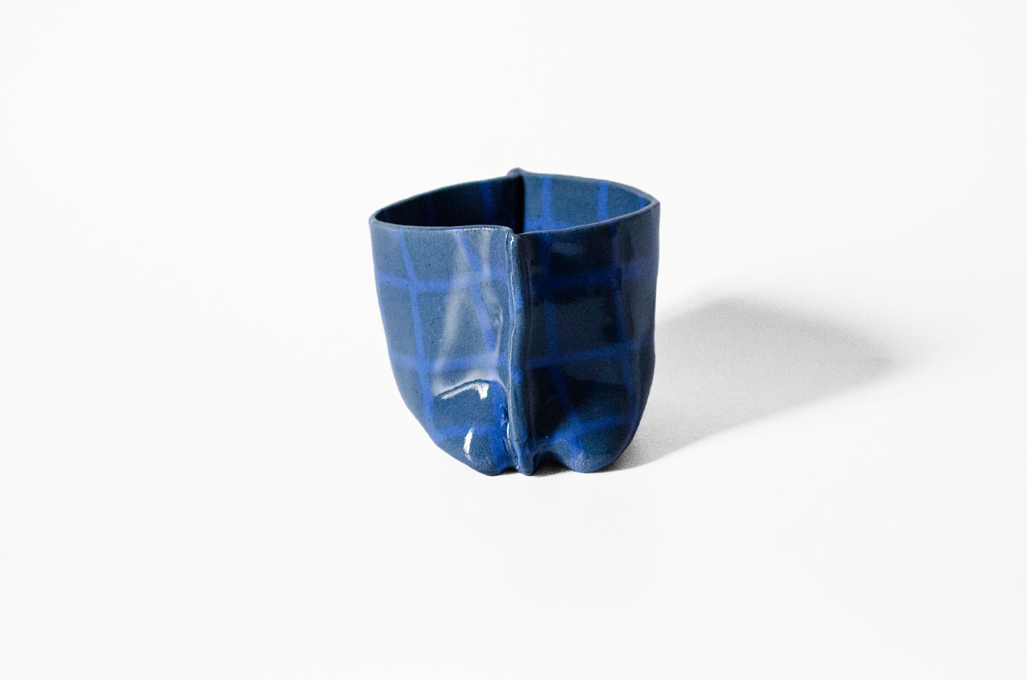 Short Nerikomi Bag Vase