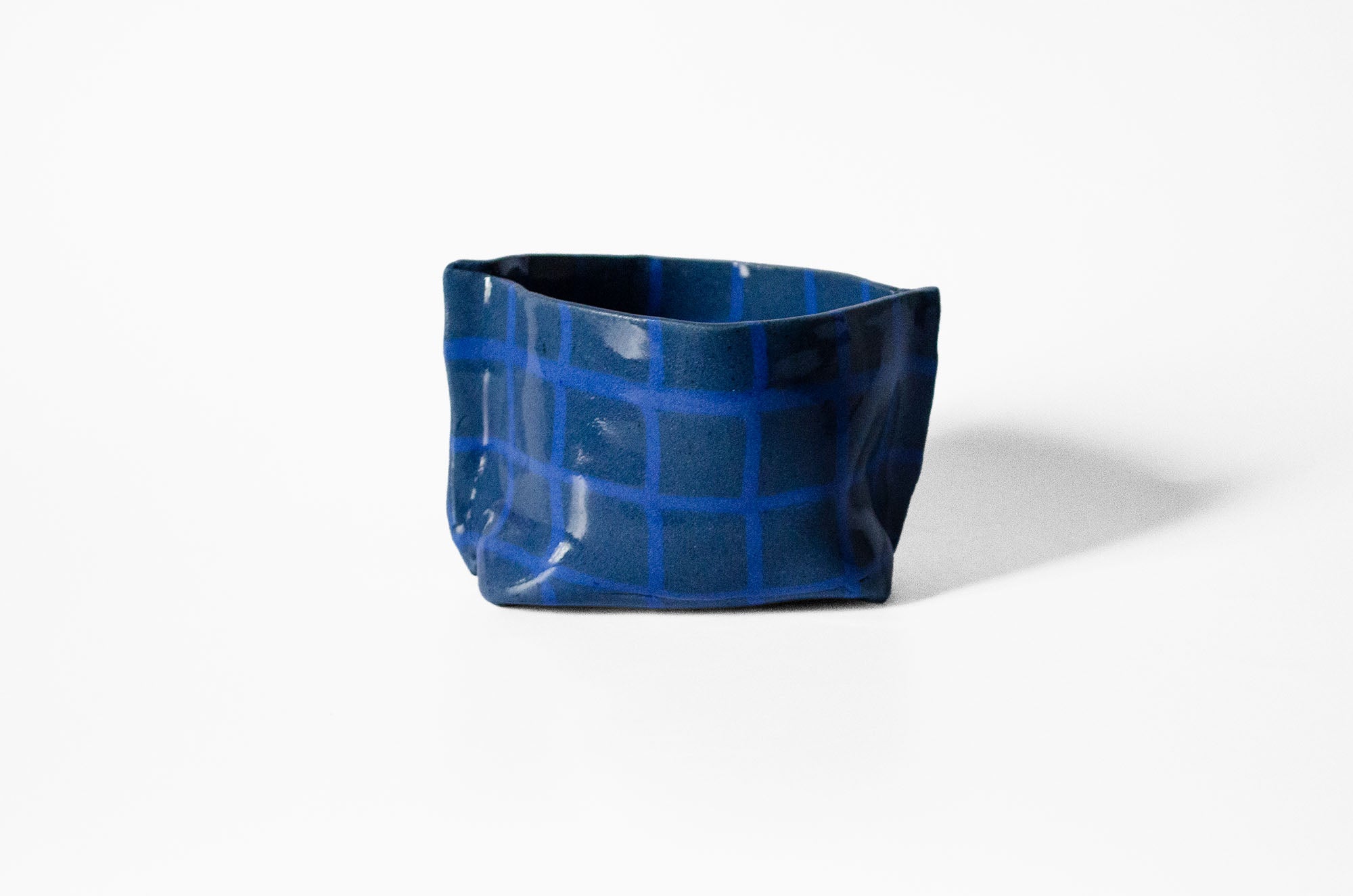 Short Nerikomi Bag Vase
