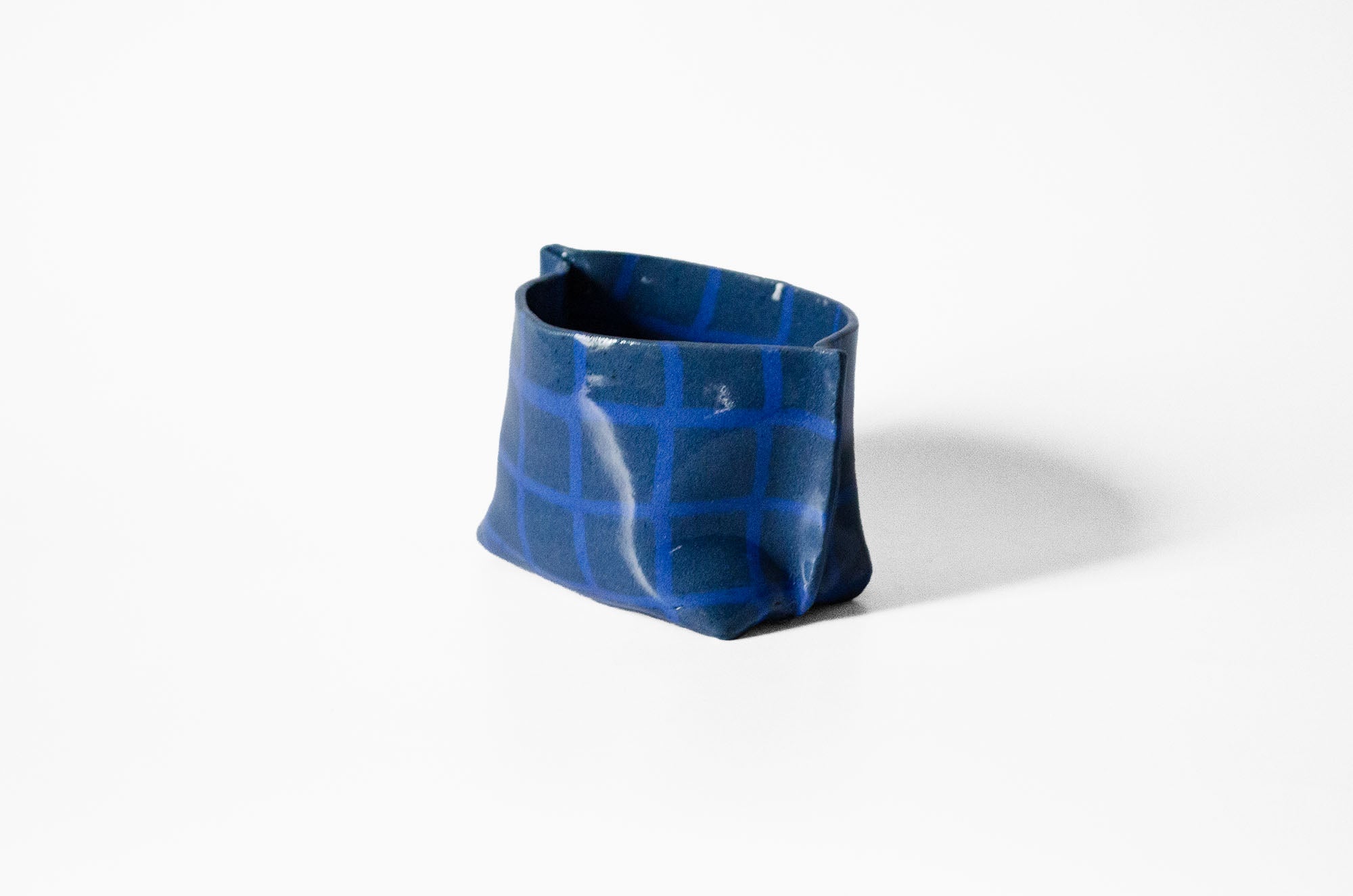 Short Nerikomi Bag Vase