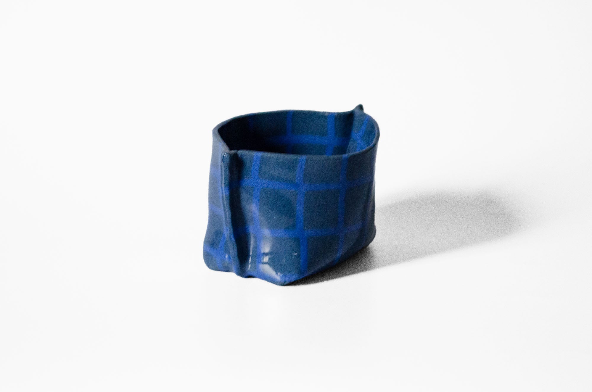 Short Nerikomi Bag Vase