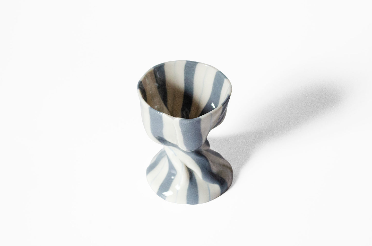 Nerikomi Twisted Egg Cup