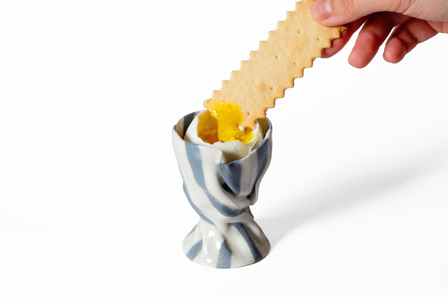 Nerikomi Twisted Egg Cup