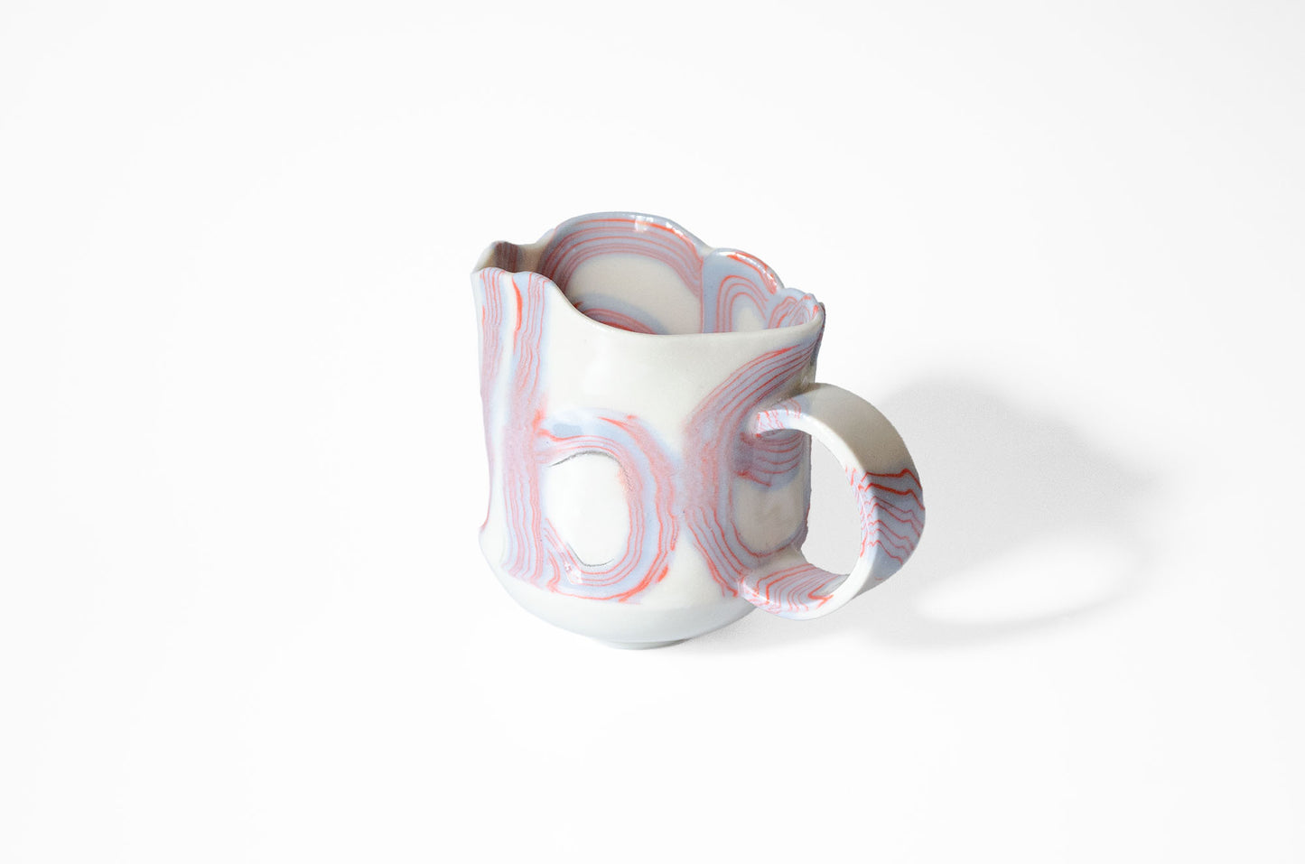 "One Word Poem" Nerikomi Mug