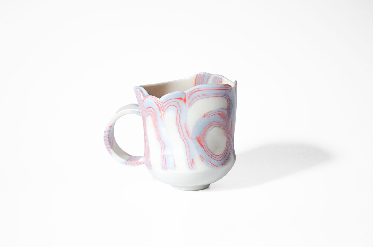 "One Word Poem" Nerikomi Mug