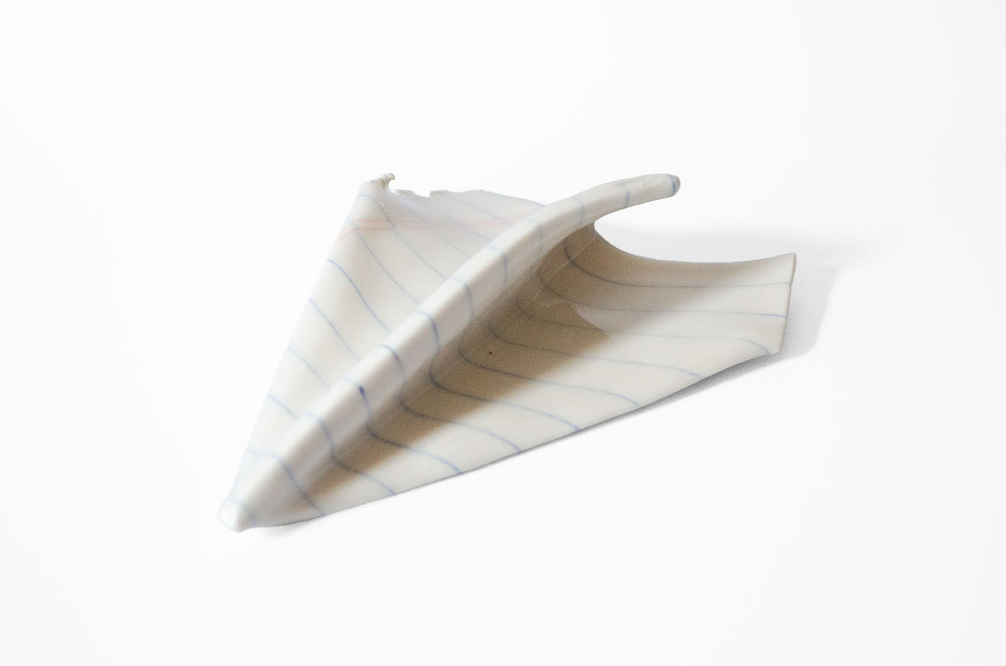 Nerikomi Notepad Paper Plane Sculpture