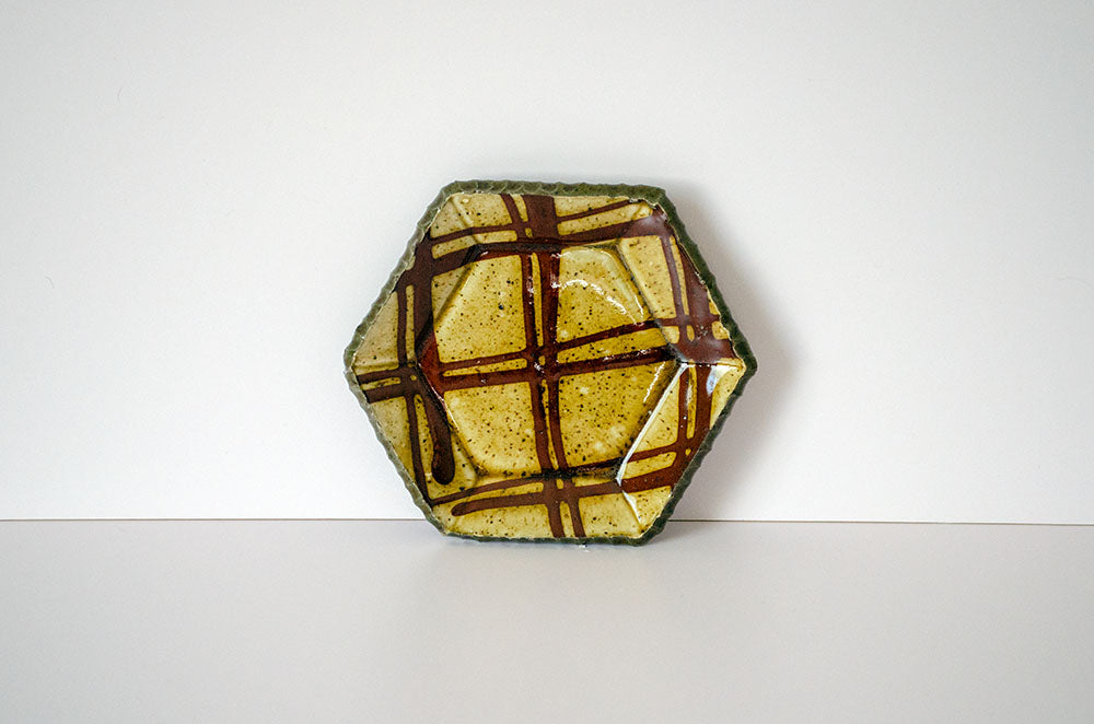 Slipware Hexagonal Small dish