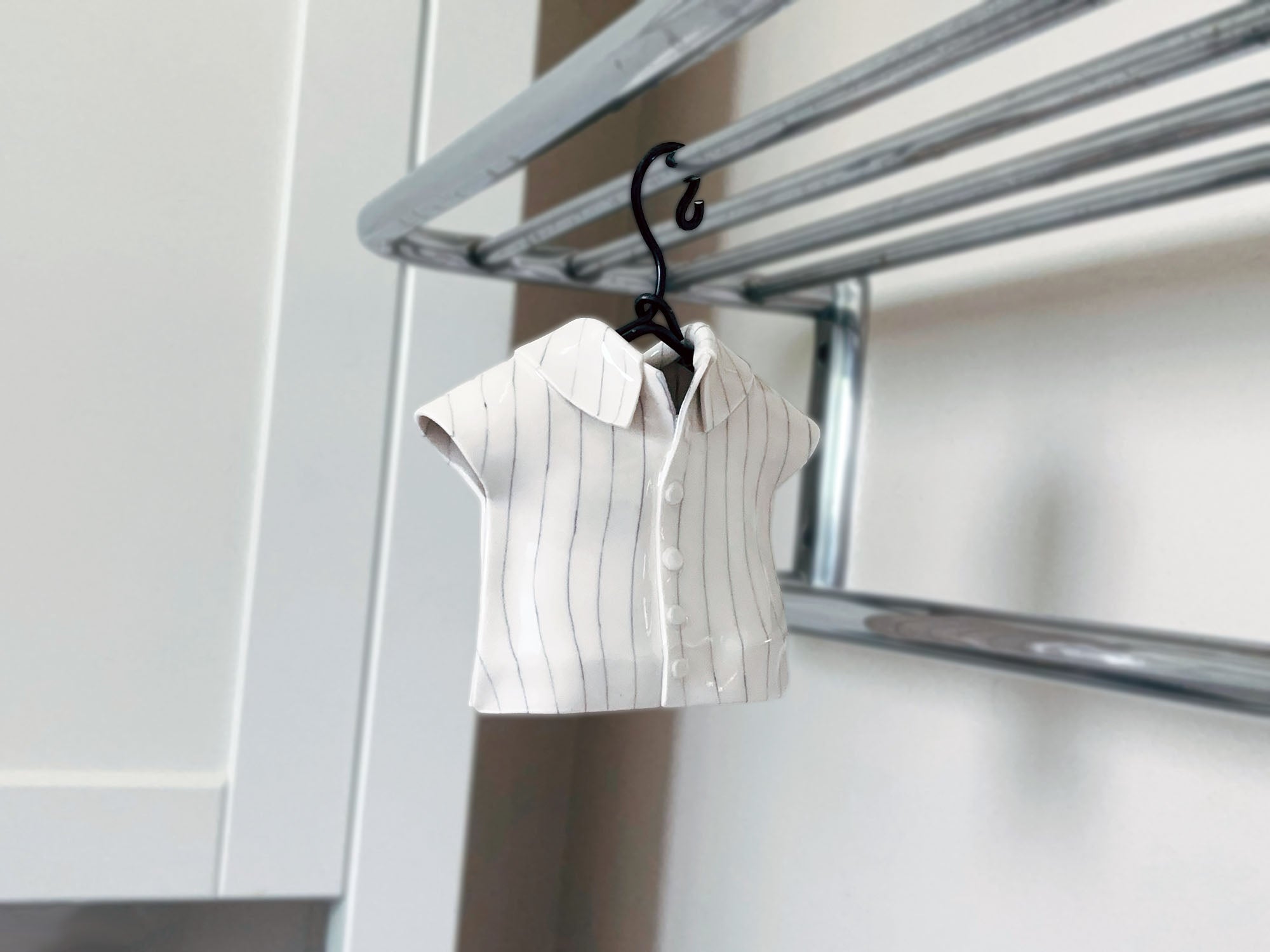 Striped Shirt Hanging Vase