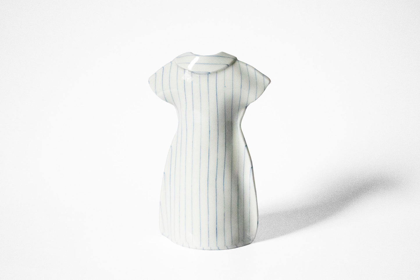 Nerikomi Porcelain Dress Shape Bud Vase