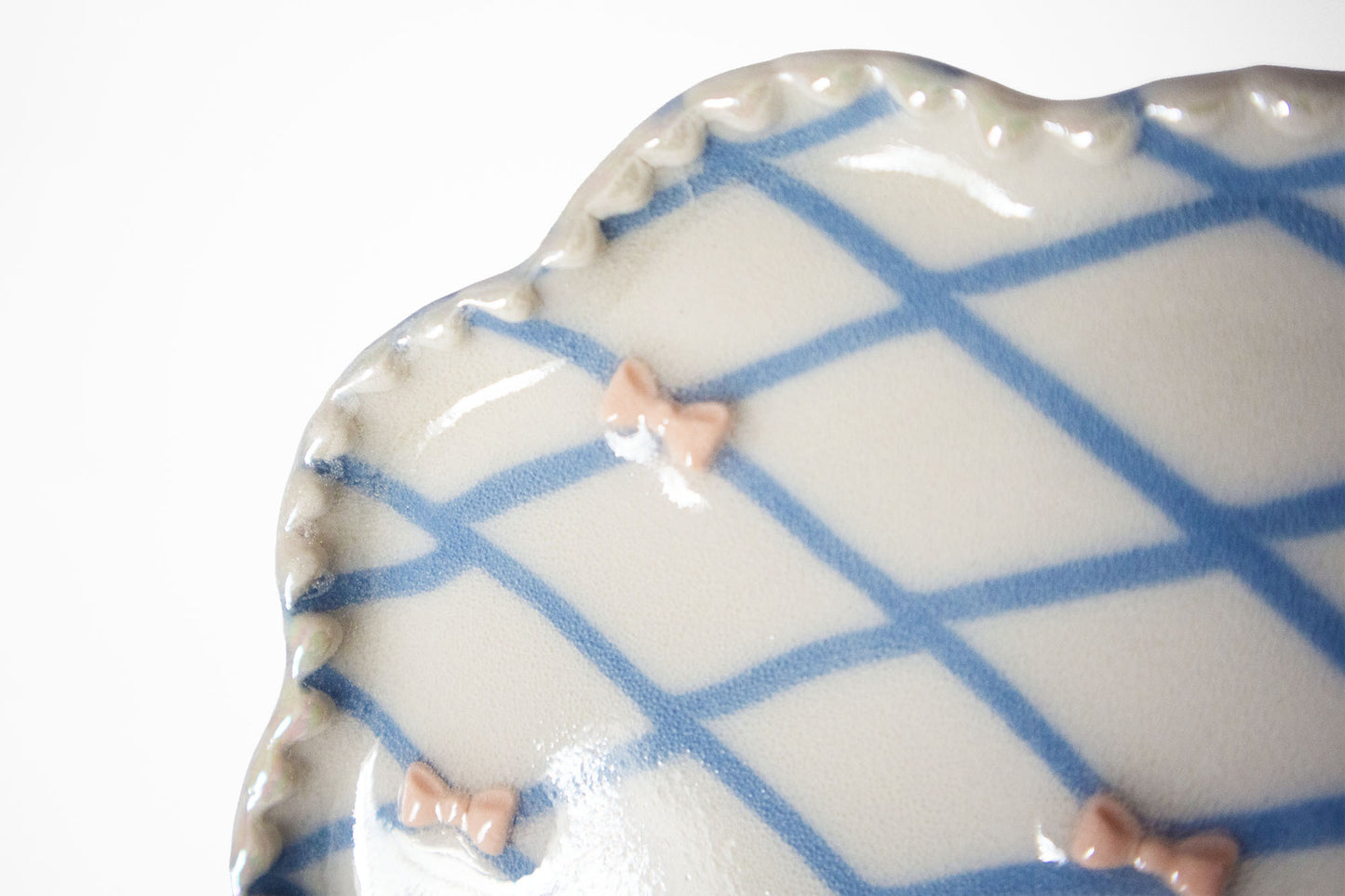 Nerikomi Ribbon Plate