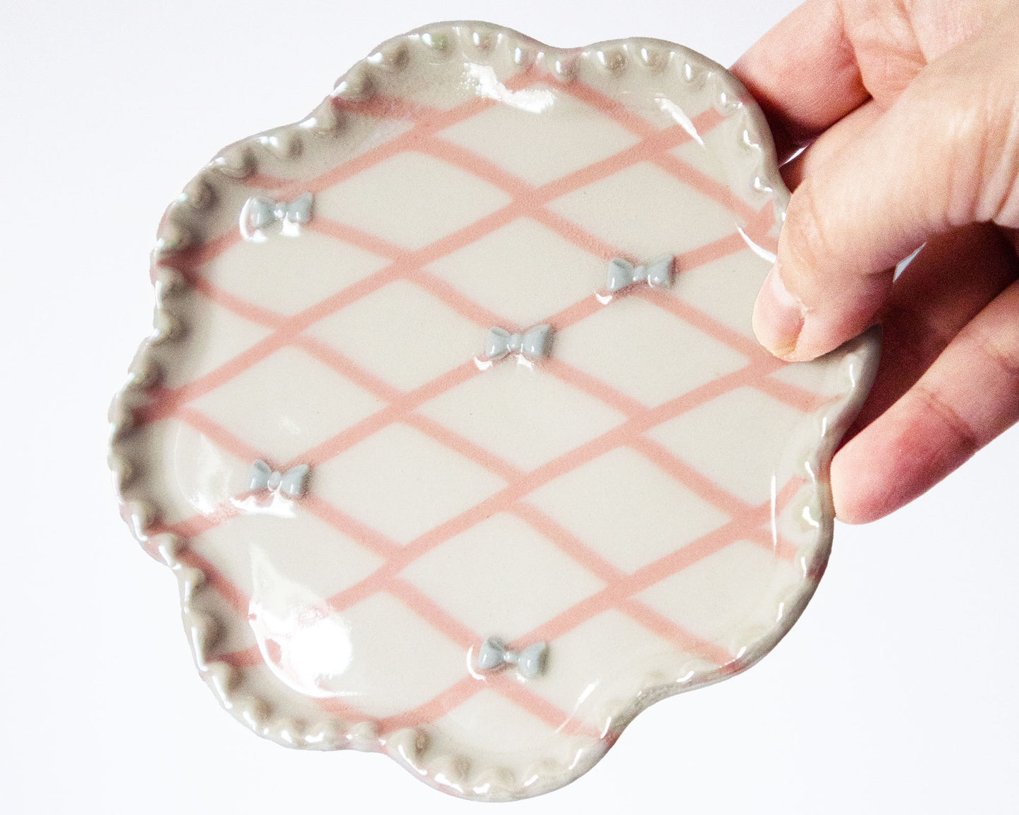 Nerikomi Ribbon Plate