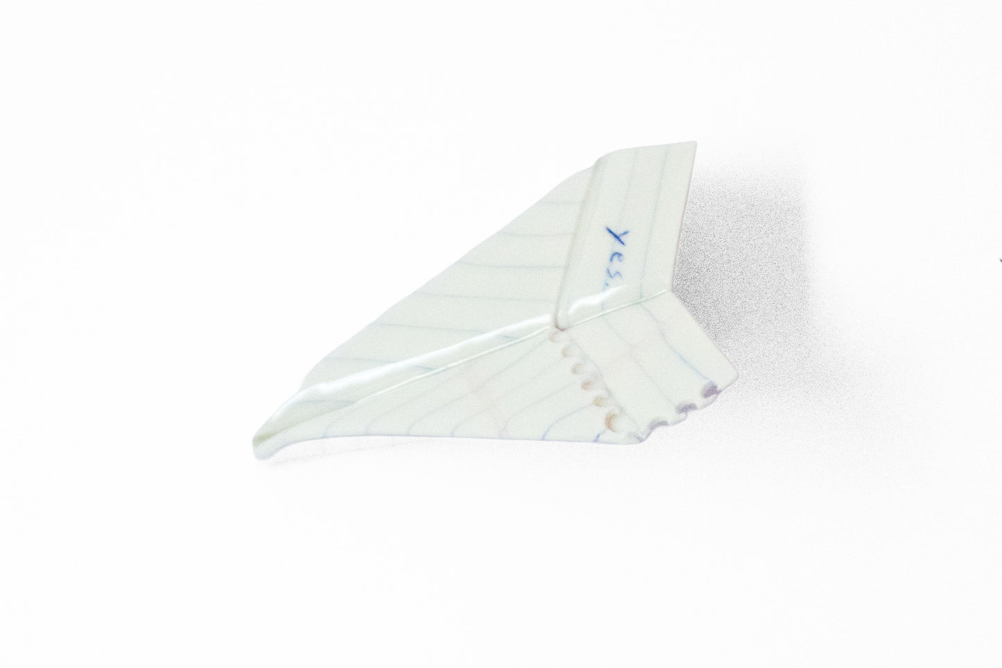 Nerikomi Notepad Paper Plane Sculpture