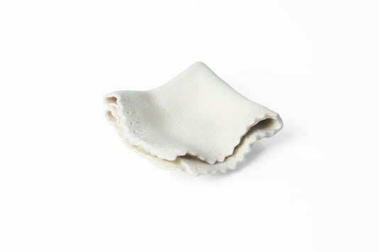 Sugar Frost Handkerchief Dish