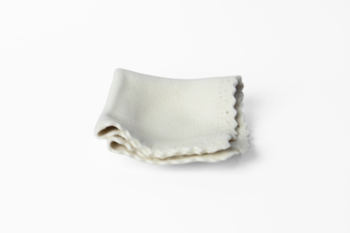 Sugar Frost Handkerchief Dish