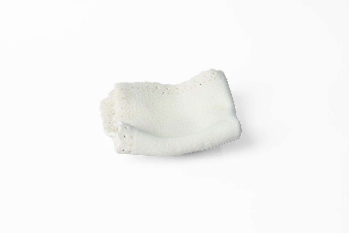 Sugar Frost Handkerchief Dish