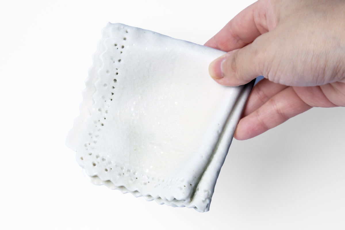 Sugar Frost Handkerchief Dish