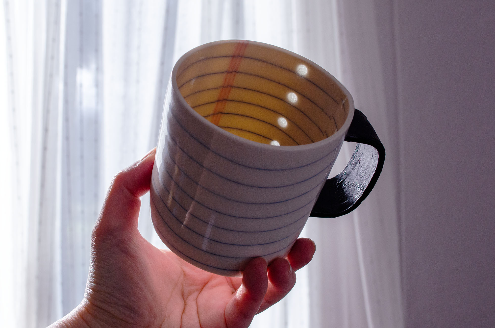Nerikomi Openwork Notepad Mug