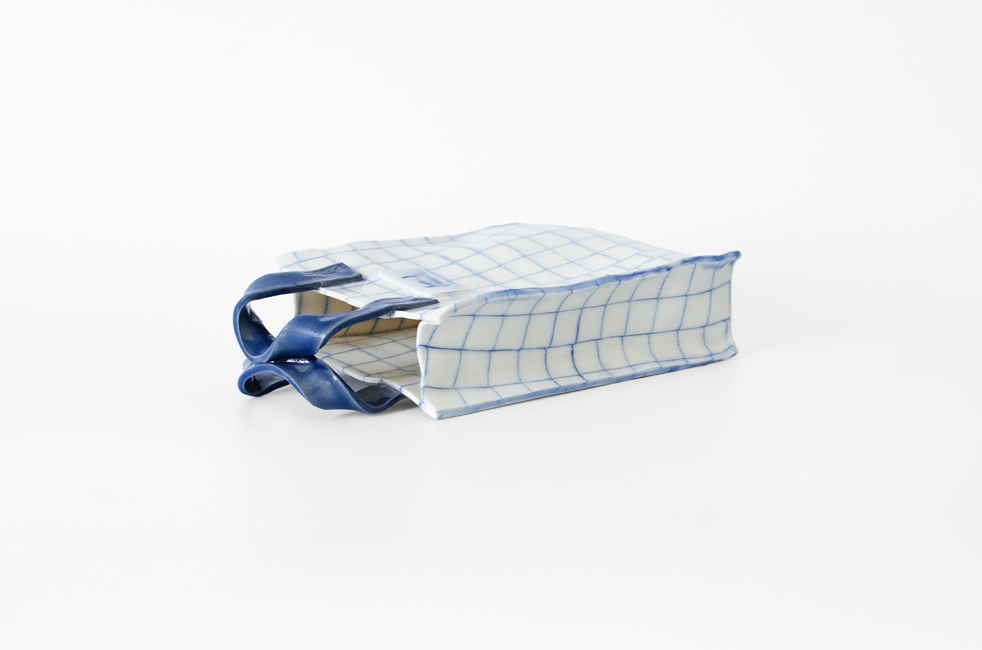 Nerikomi Handbag-Shaped Vase