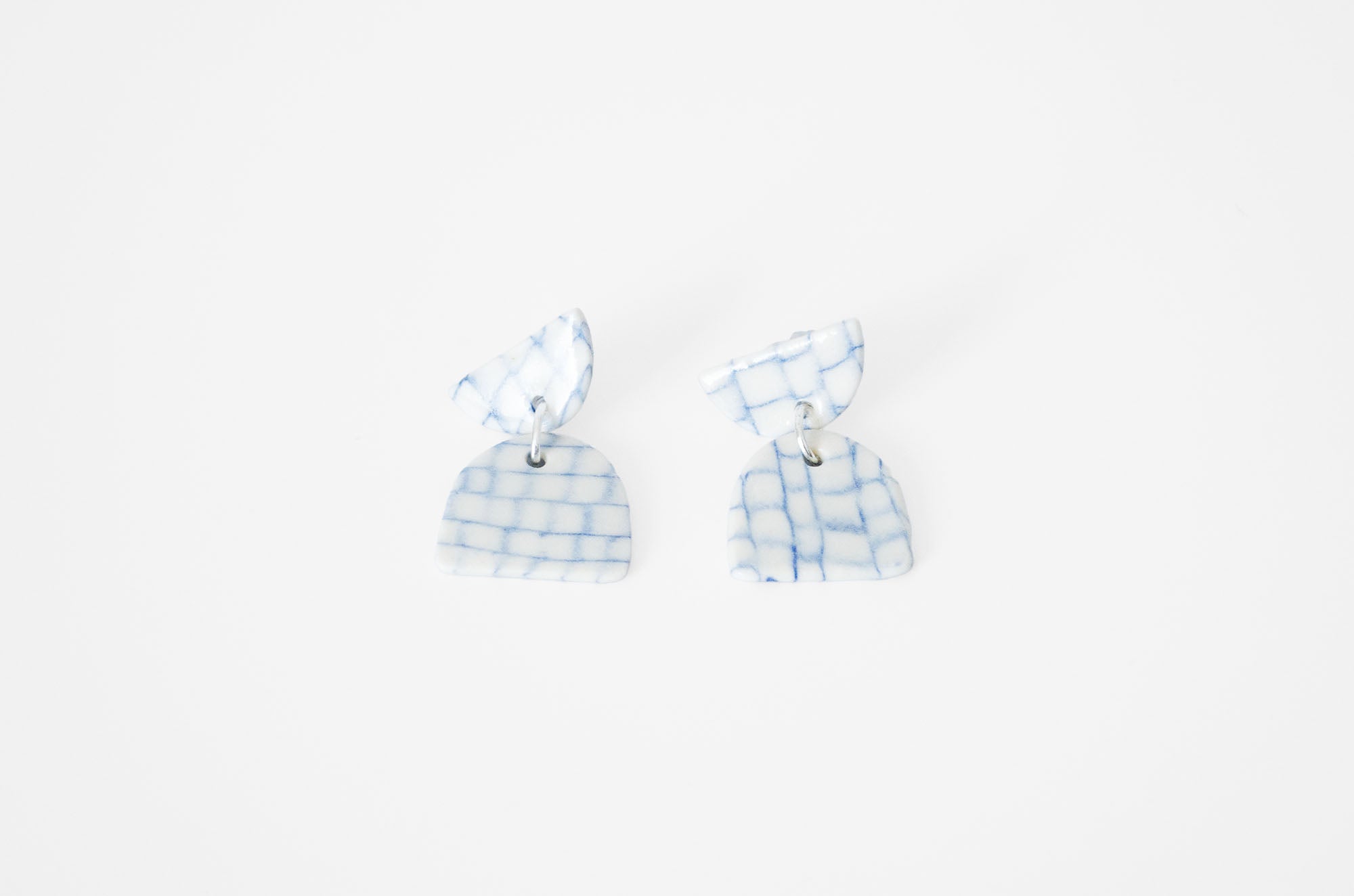 Nerikomi Swaying Porcelain Earrings