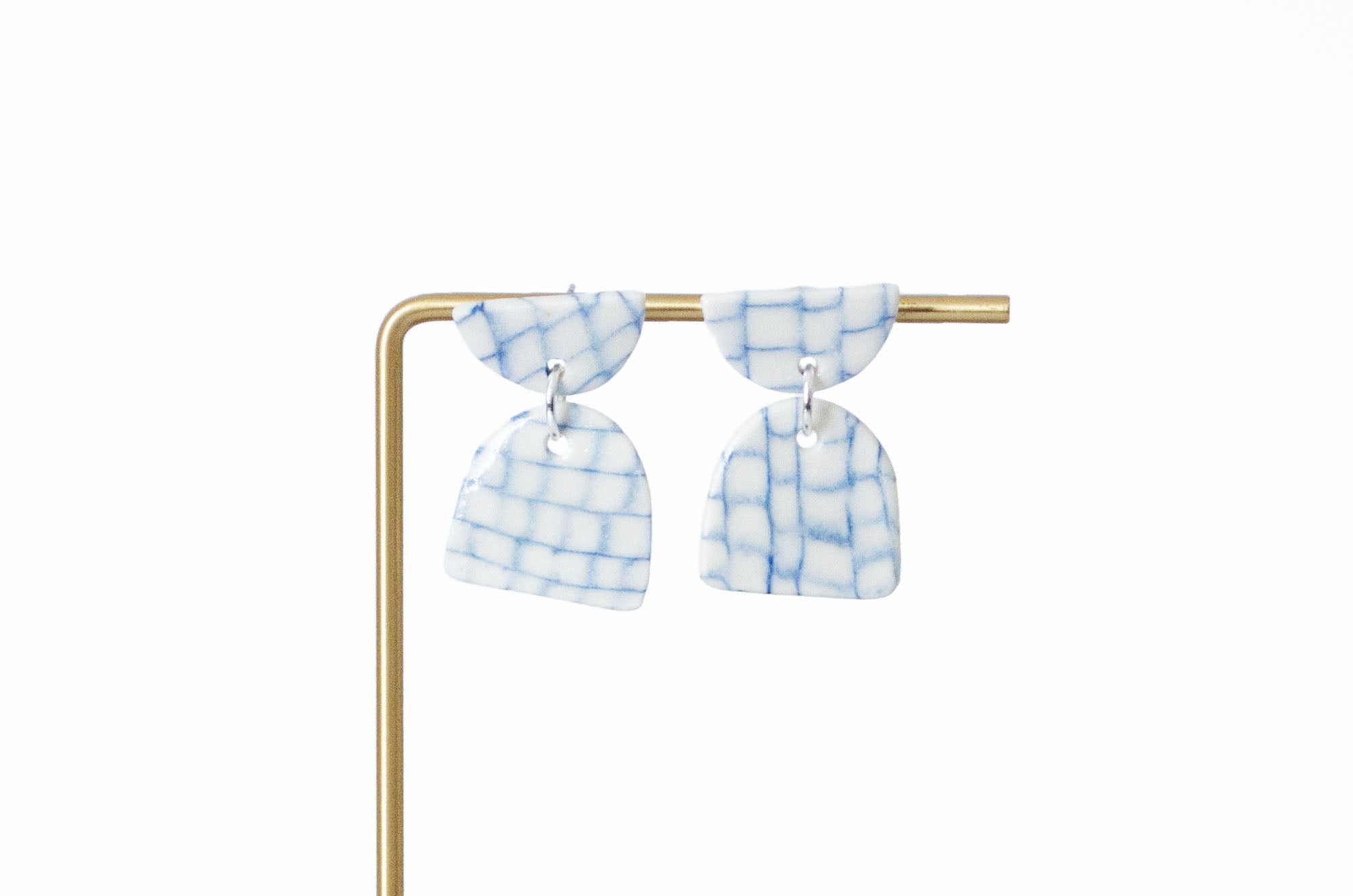 Nerikomi Swaying Porcelain Earrings