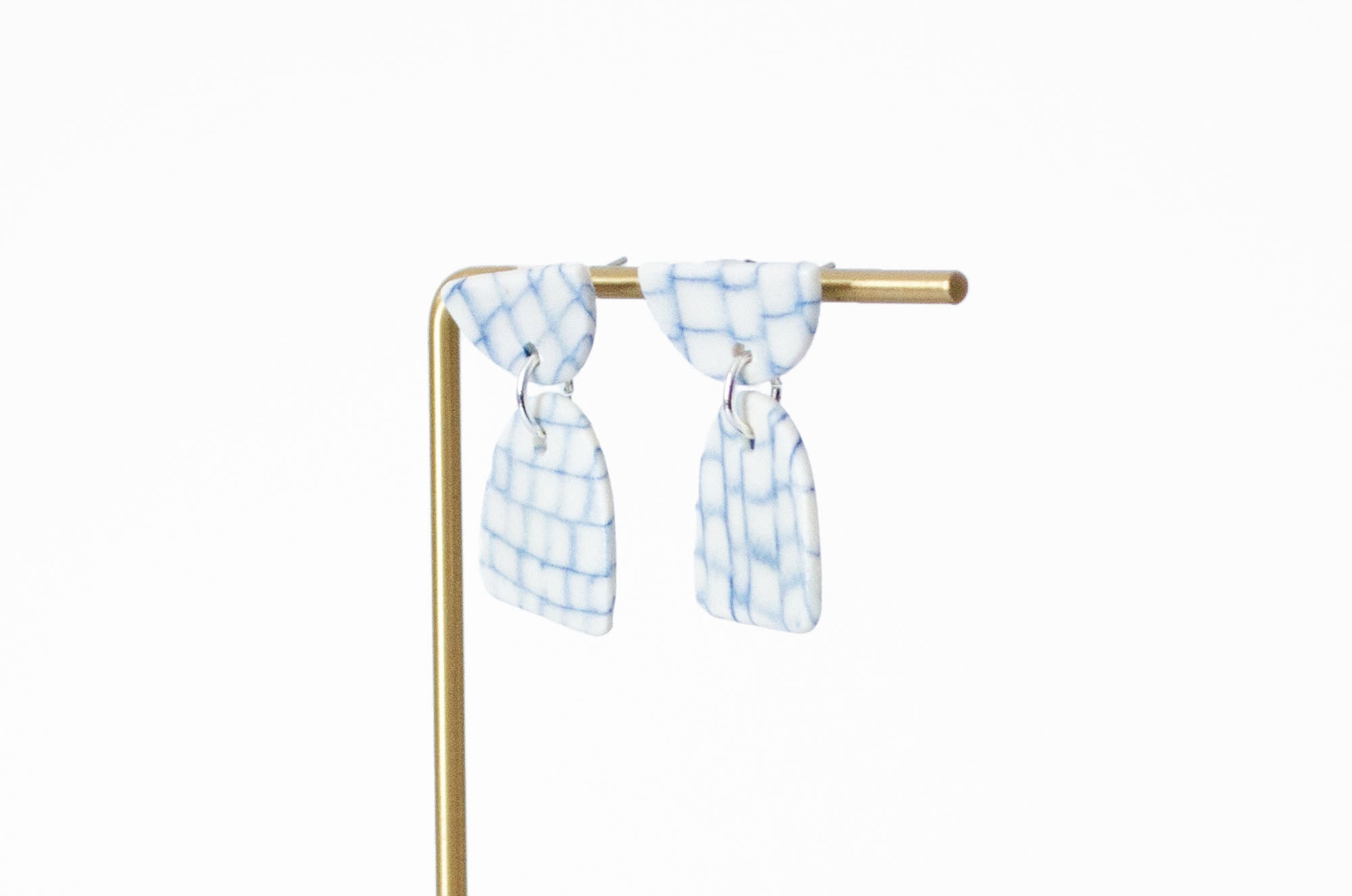 Nerikomi Swaying Porcelain Earrings