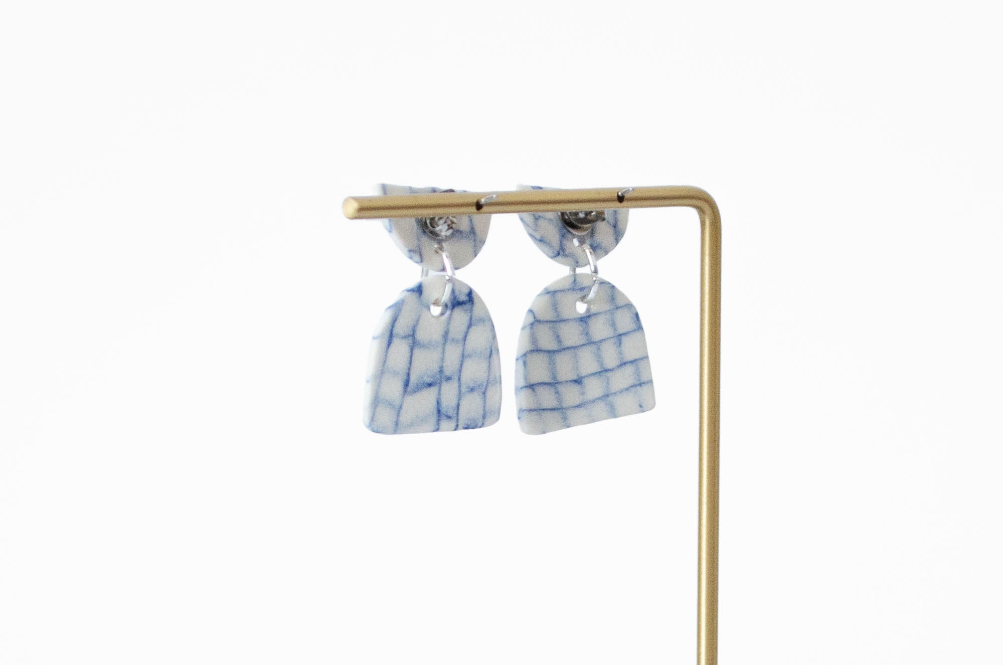 Nerikomi Swaying Porcelain Earrings