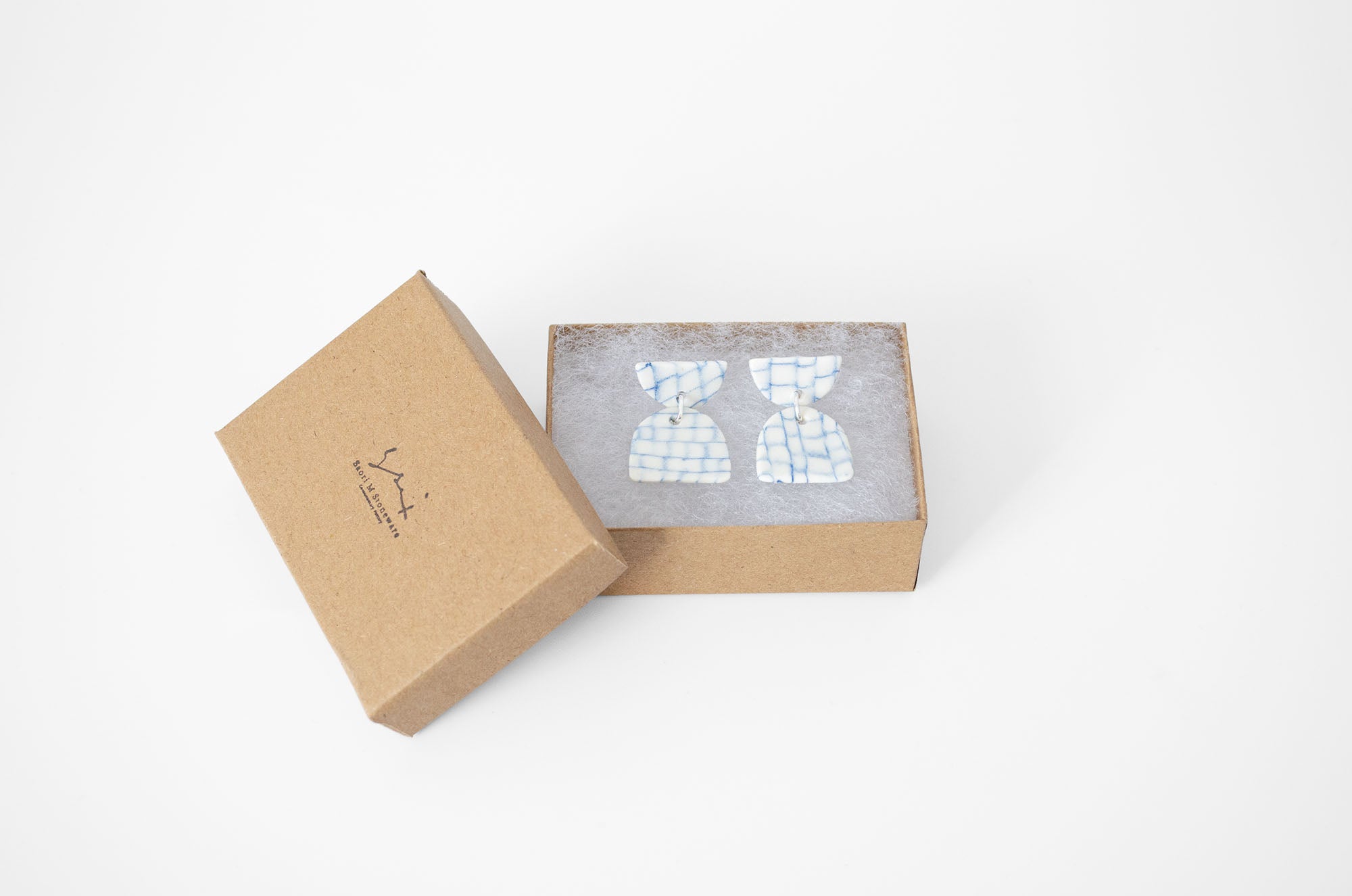 Nerikomi Swaying Porcelain Earrings