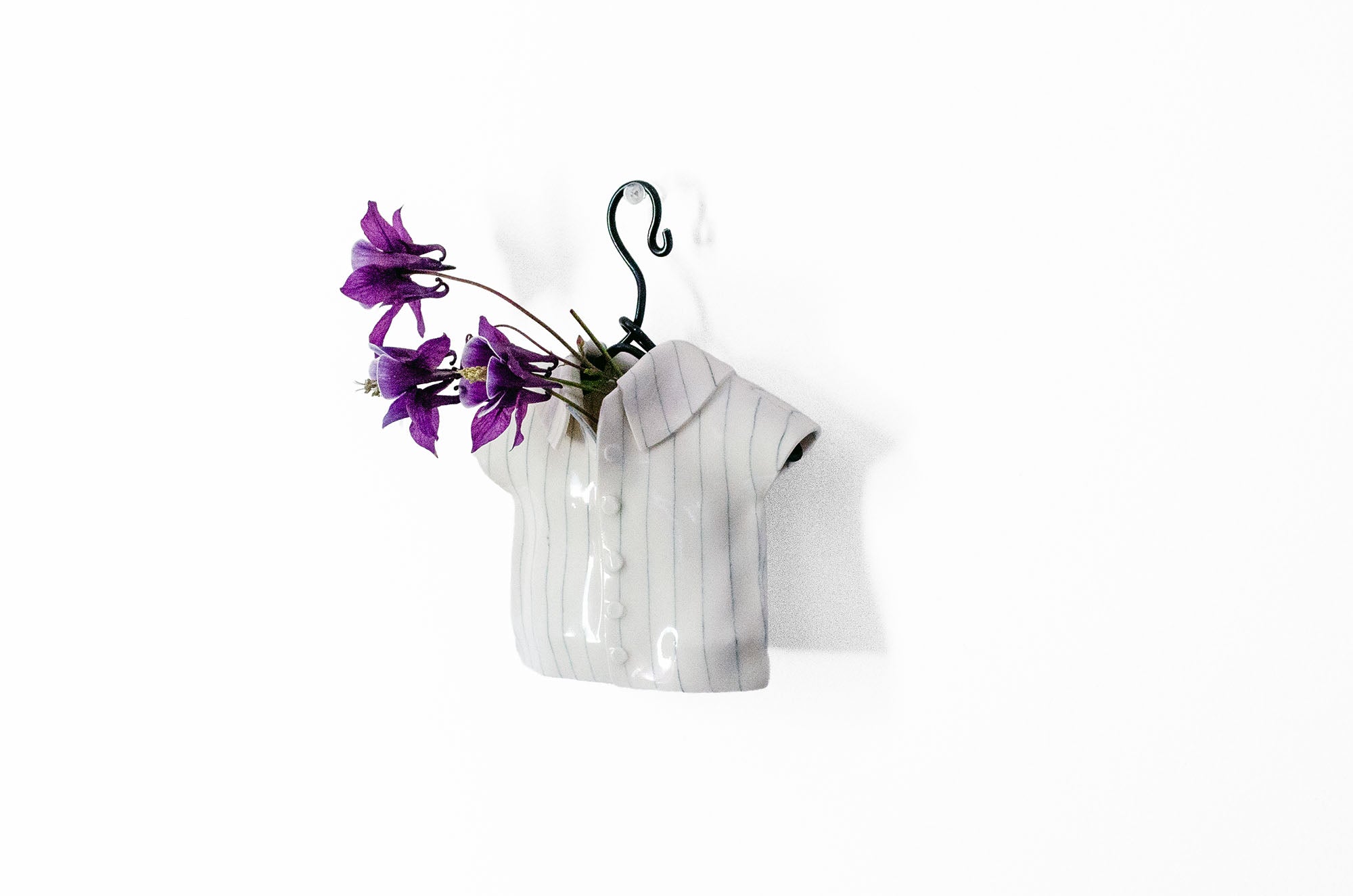 Striped Shirt Hanging Vase