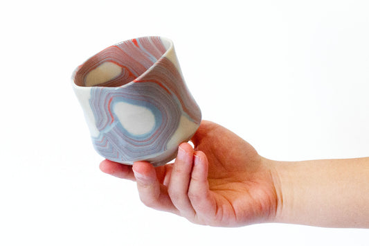 "One Word Poem" Nerikomi Teacup