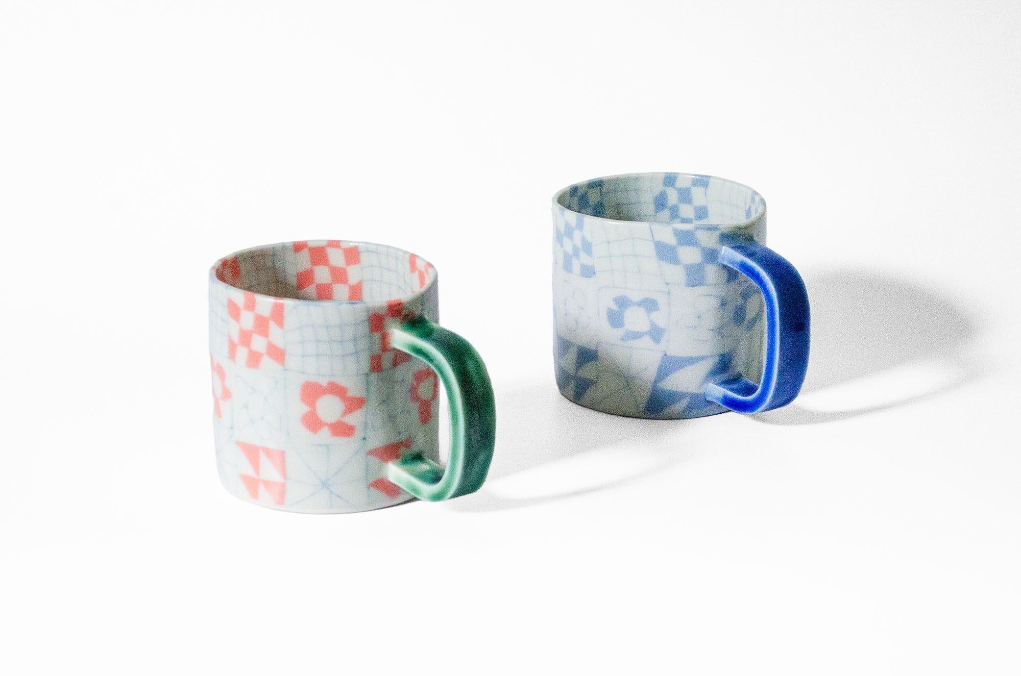 Nerikomi Patchwork Pattern Mug