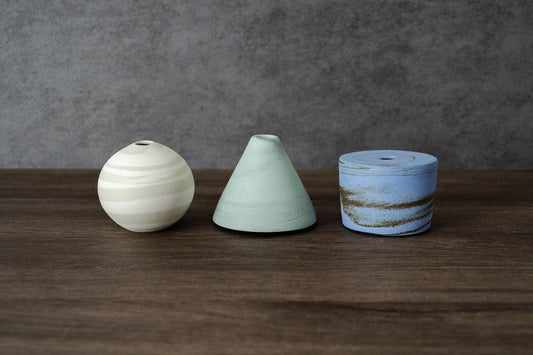 Bud Vase Set Saori M Stoneware