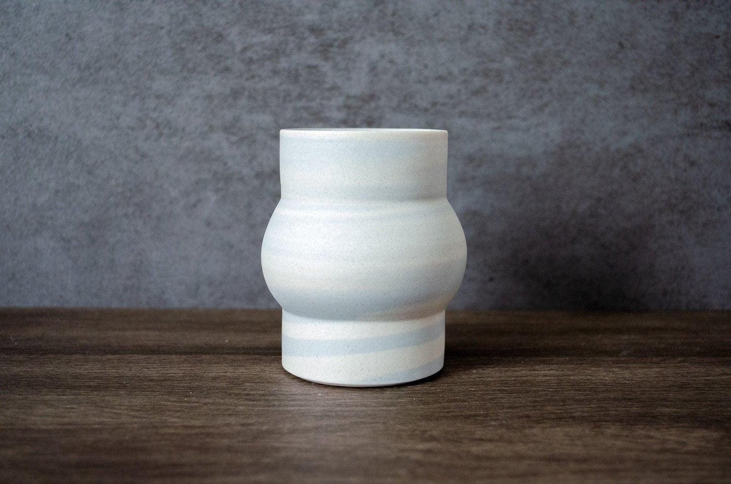 Curved Flower Vase Saori M Stoneware