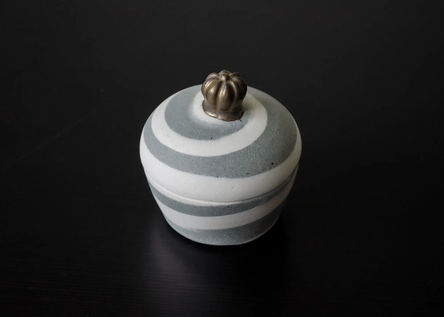 Decorative Lidded Jar - Saori M Stoneware